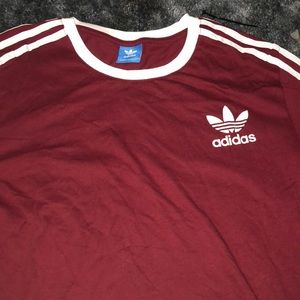 Maroon Adidas Shirt